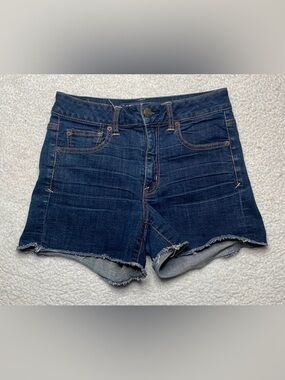 American Eagle denim Jeans super stretch Shorts Size 8